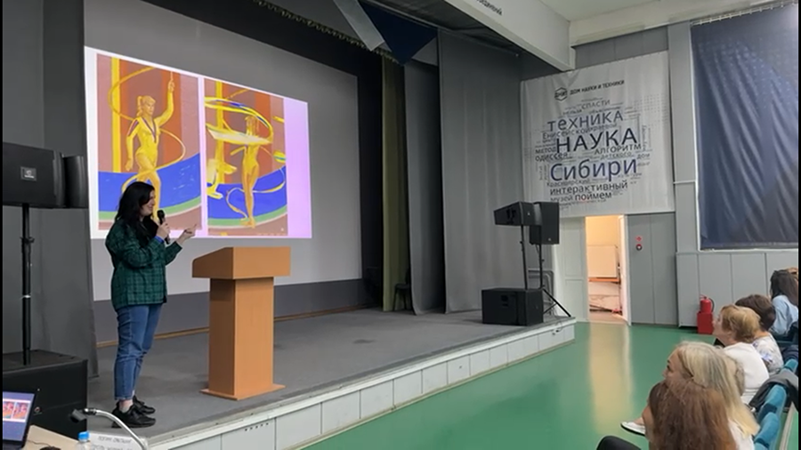 В Красноярске представили иммерсивное наследие монументального искусства Енисейской Сибири